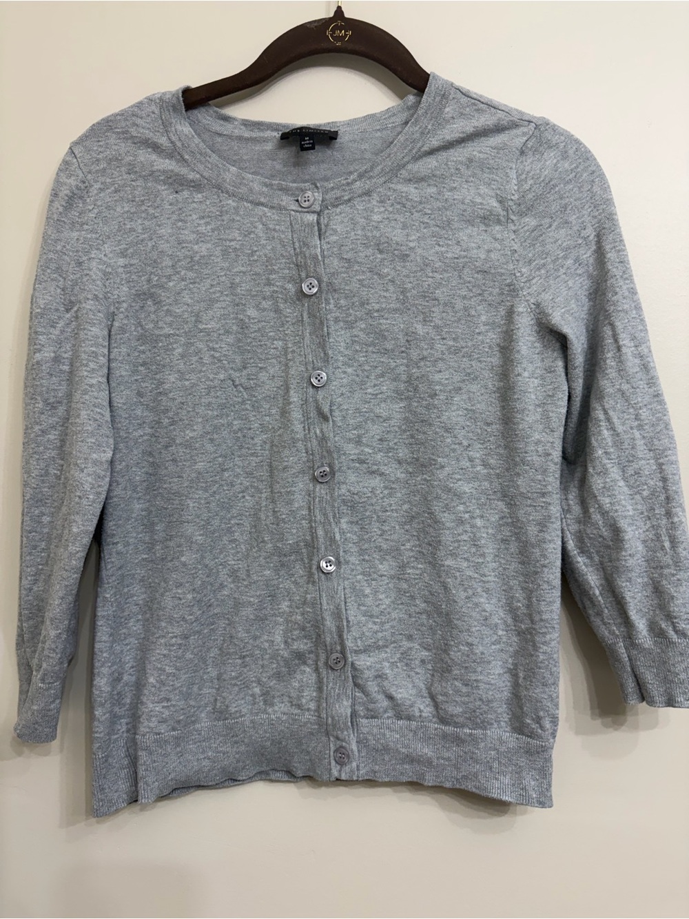 The Limited Heather Gray Button-Up Women's Cardigan